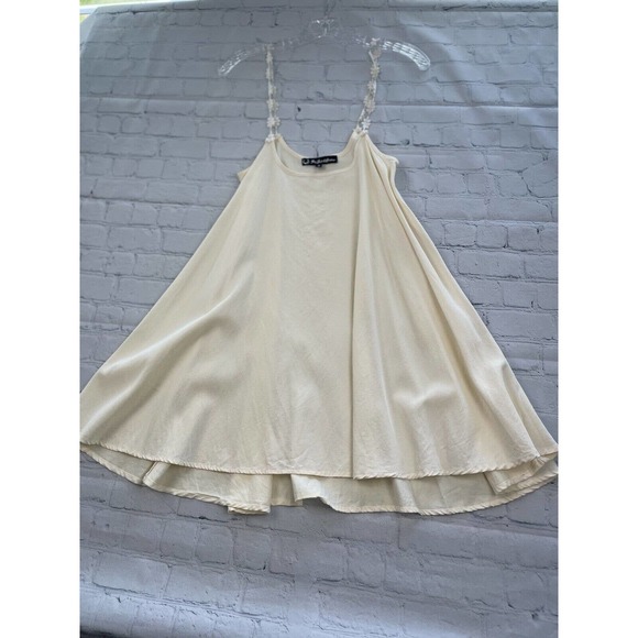 For Love & Lemons Revolve Cherry Pop Dress In Ivory Size Small - Picture 2 of 7